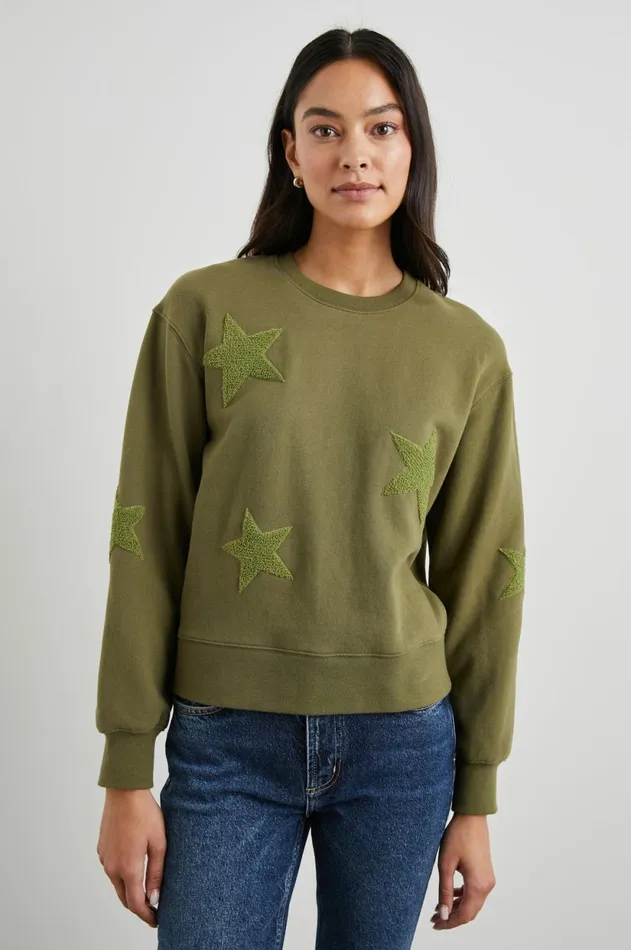 Sweaters Women Rails Sonia Sweatshirt Olive