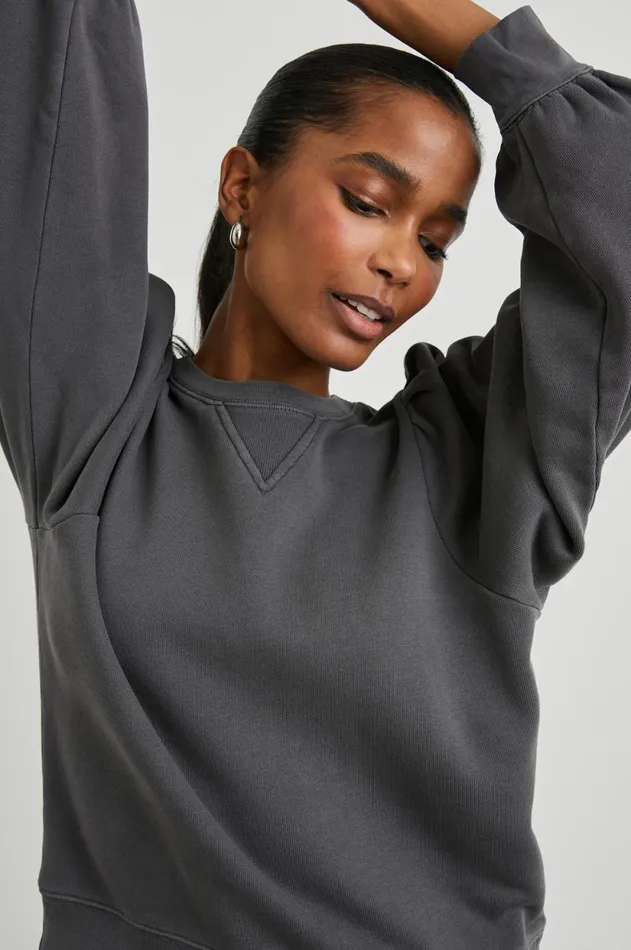 Sweaters Women Rails Tiffany Sweatshirt Charcoal