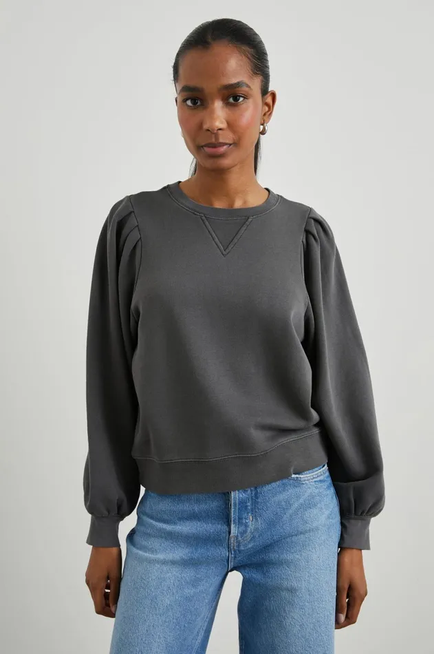 Sweaters Women Rails Tiffany Sweatshirt Charcoal