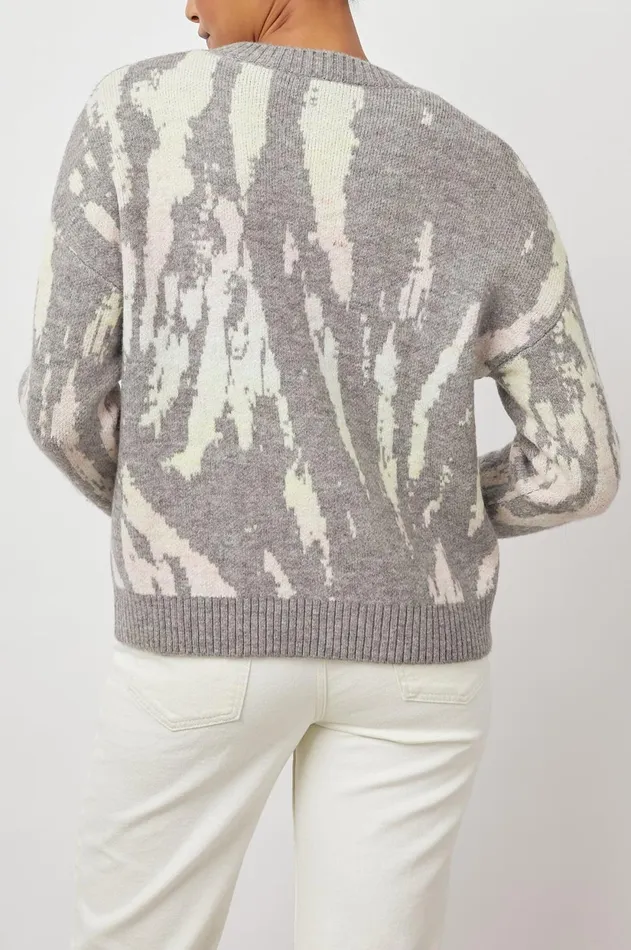Sweaters Women Rails Virgo Sweater Grey Tie Dye