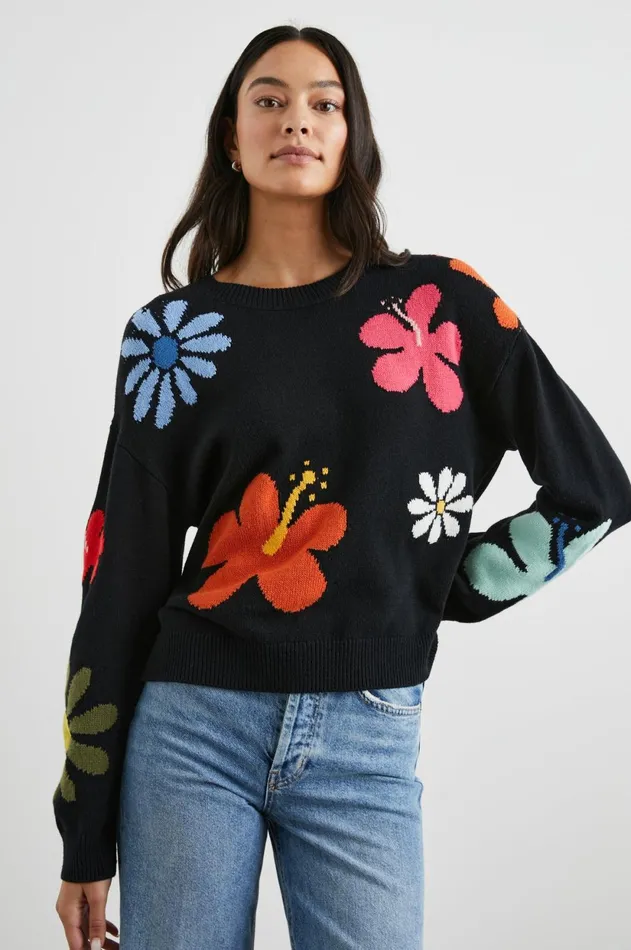 Sweaters Women Rails Zoey Sweater Hibiscus Multi