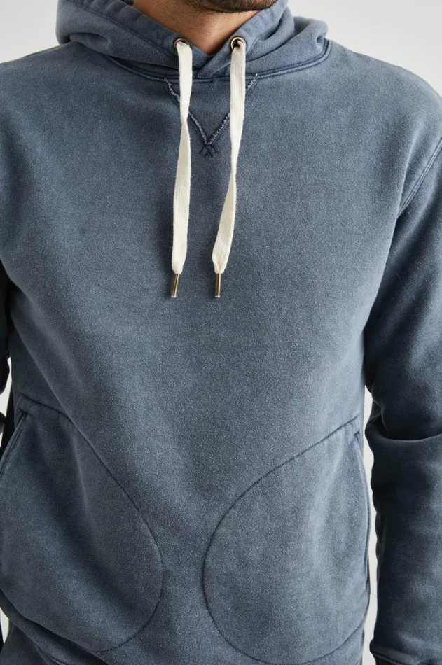Sweatshirts and Hoodies Men Rails Satchel Hoodie Sunbleached Navy