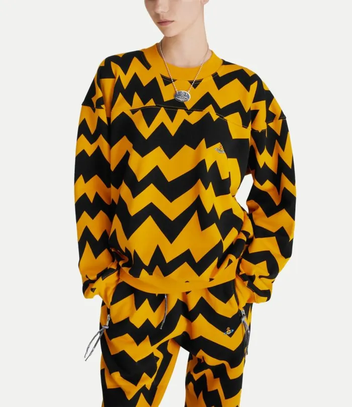 Sweatshirts And TShirts Women Vivienne Westwood Fresh Sweatshirt In ZigZag