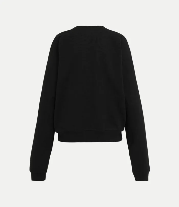 Sweatshirts And TShirts Women Vivienne Westwood Time Machine Raglan Sweatshirt In Black