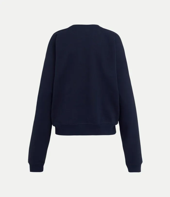 Sweatshirts And TShirts Women Vivienne Westwood Time Machine Raglan Sweatshirt In Navy