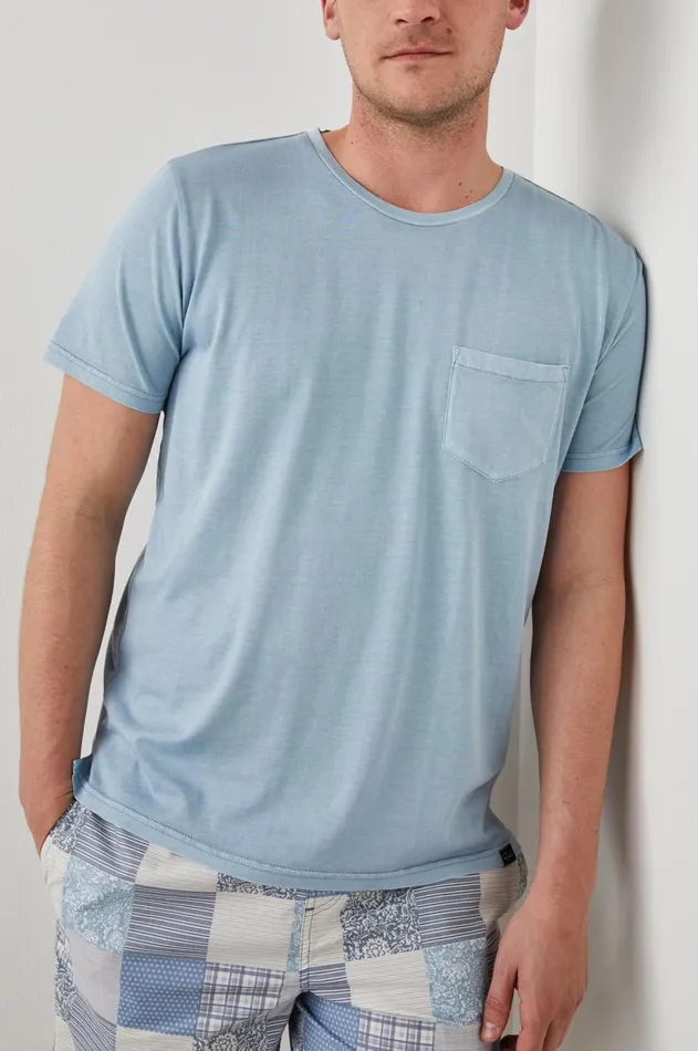 TShirts and Polos Men Rails Johnny TShirt Carolina Blue