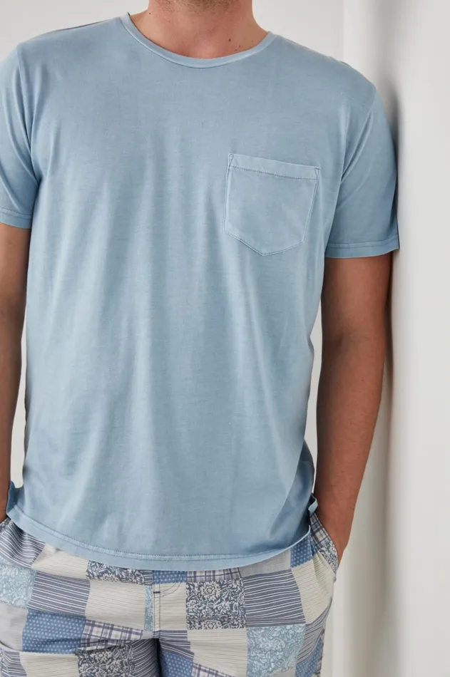 TShirts and Polos Men Rails Johnny TShirt Carolina Blue