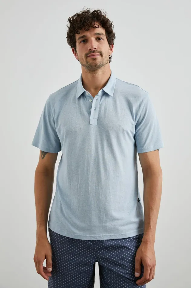 TShirts and Polos Men Rails Levant Polo Shirt Cielo