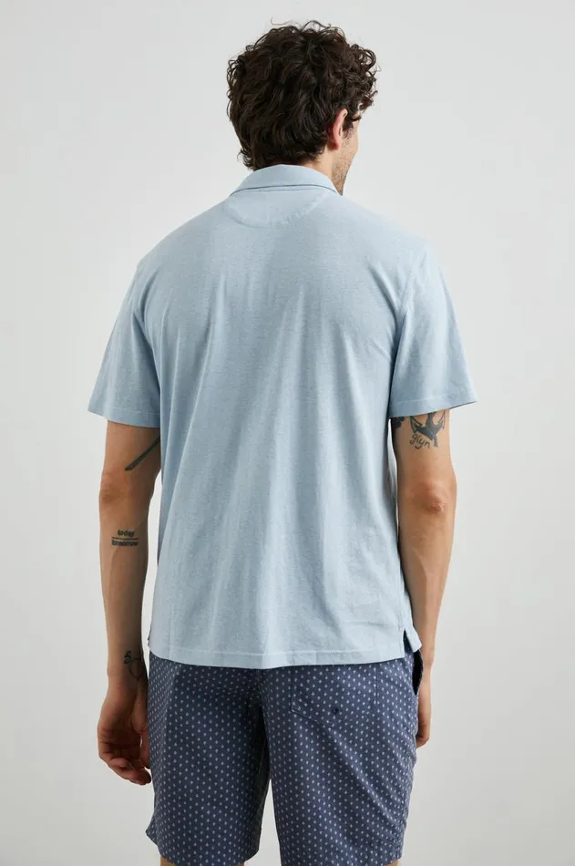 TShirts and Polos Men Rails Levant Polo Shirt Cielo