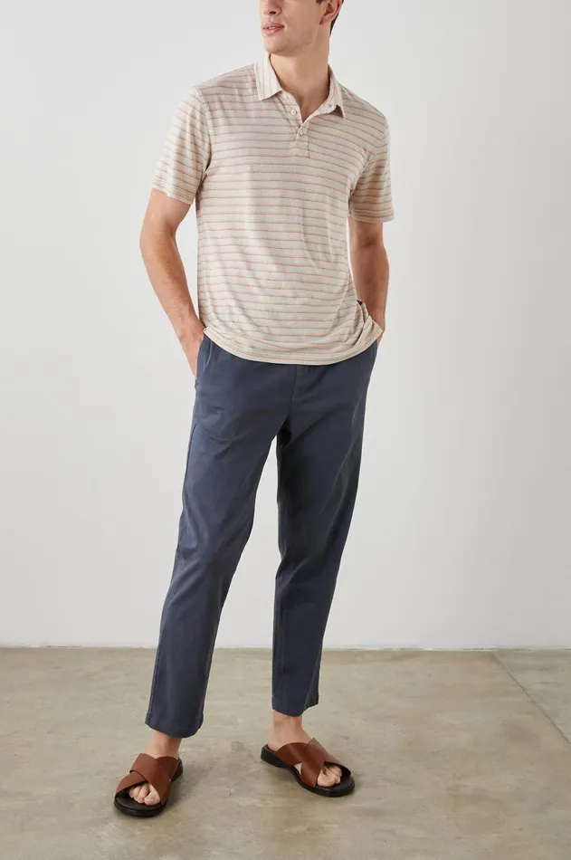 TShirts and Polos Men Rails Napoli Polo Shirt Toulouse Sunset Stripe