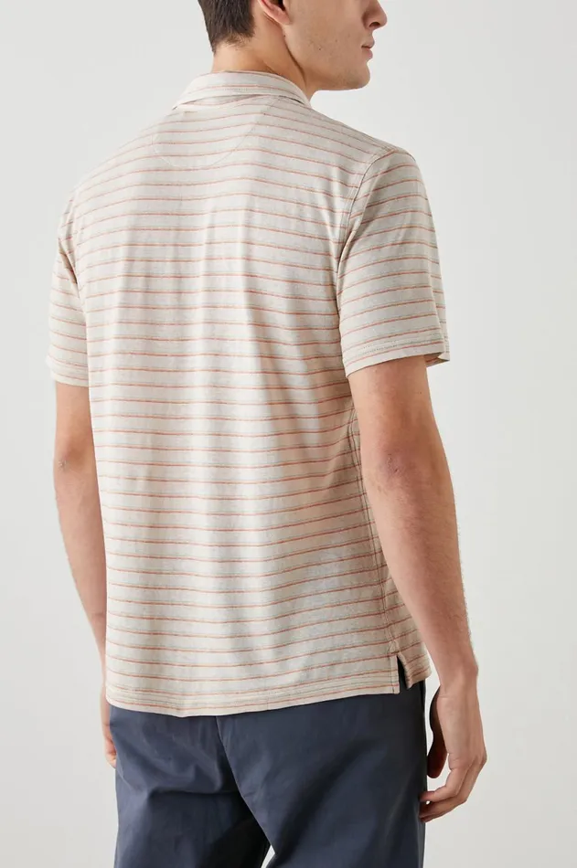 TShirts and Polos Men Rails Napoli Polo Shirt Toulouse Sunset Stripe