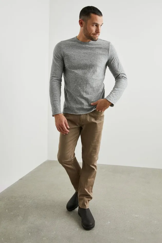 TShirts and Polos Men Rails Raleigh Shirt Heather Grey