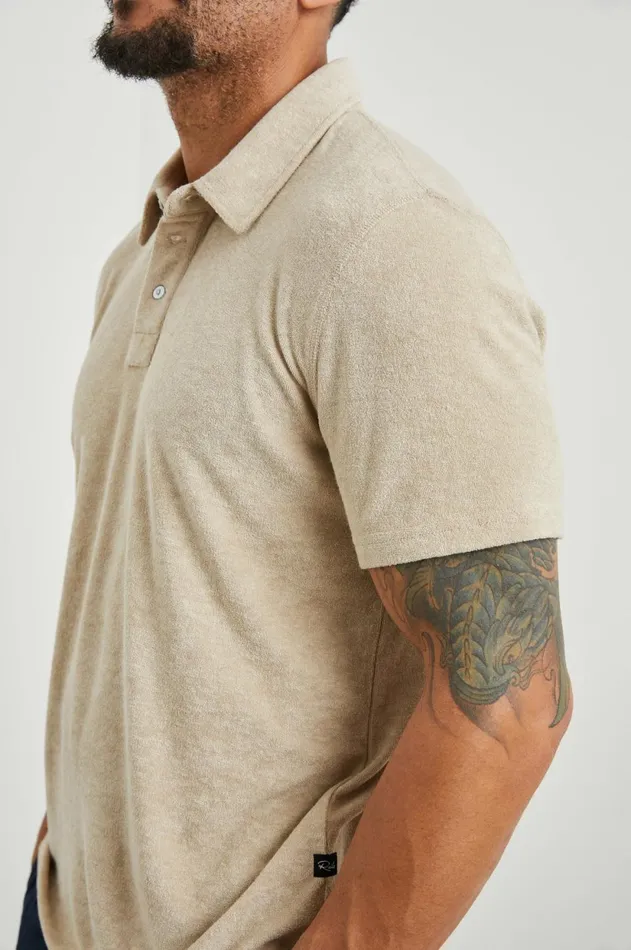 TShirts and Polos Men Rails Rhen Polo Shirt Chickpea