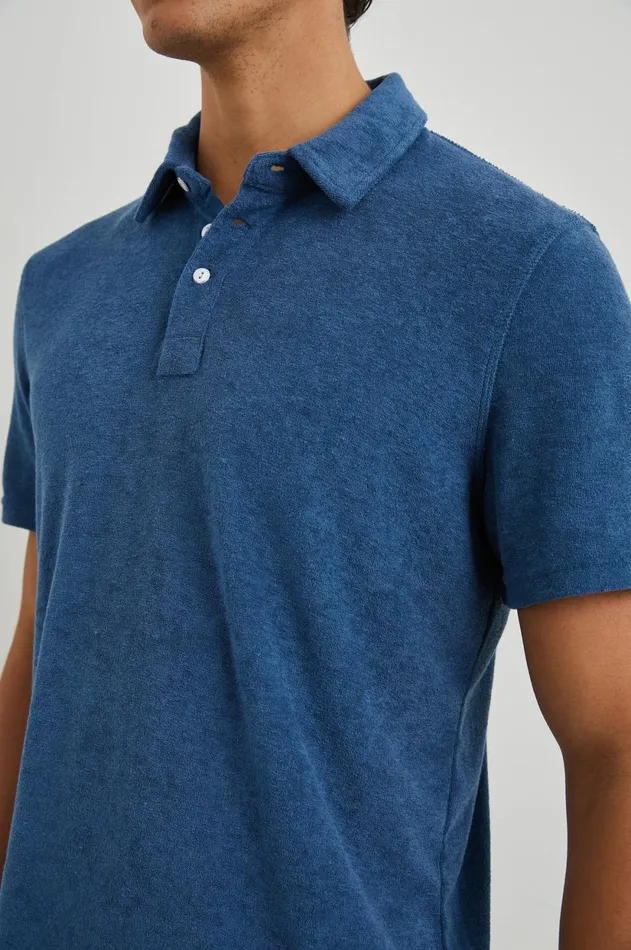 TShirts and Polos Men Rails Rhen Polo Shirt Ensign Blue