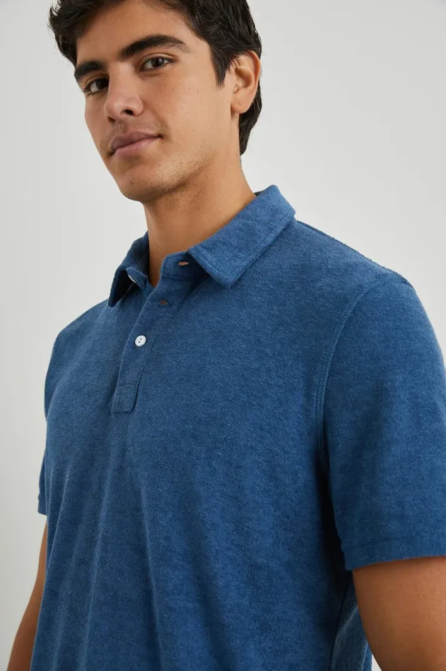 TShirts and Polos Men Rails Rhen Polo Shirt Ensign Blue
