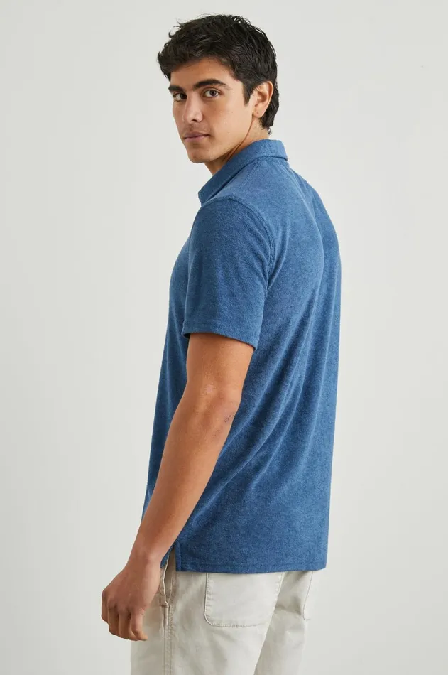 TShirts and Polos Men Rails Rhen Polo Shirt Ensign Blue