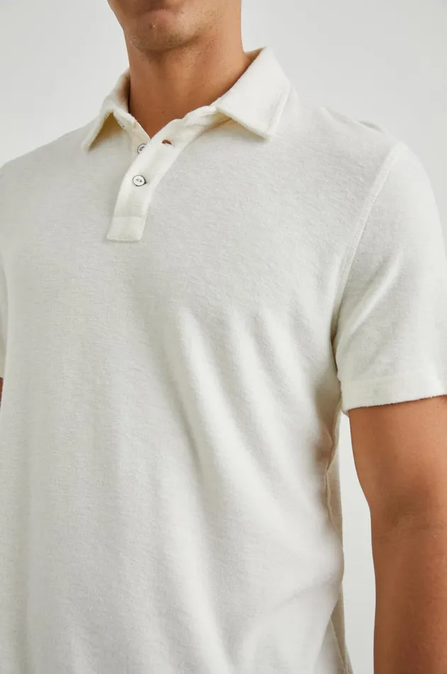 TShirts and Polos Men Rails Rhen Polo Shirt Terry Pearl