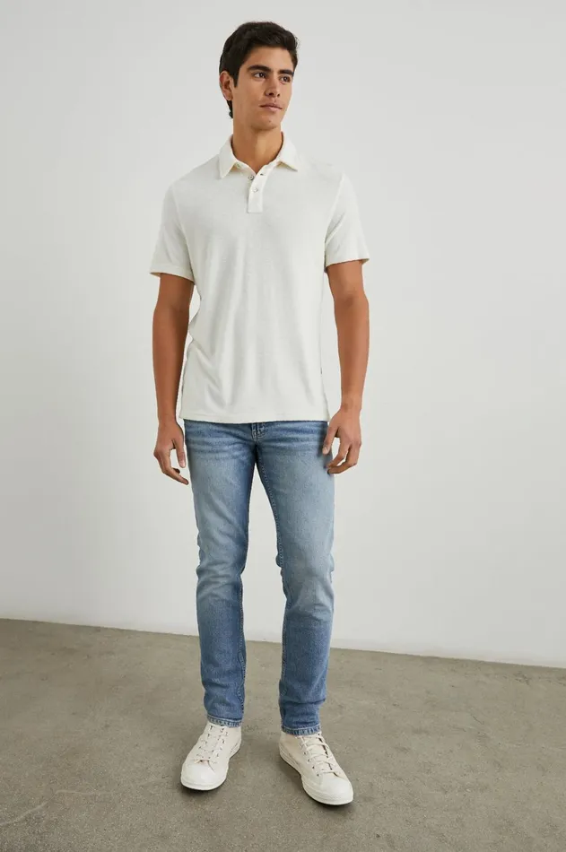 TShirts and Polos Men Rails Rhen Polo Shirt Terry Pearl