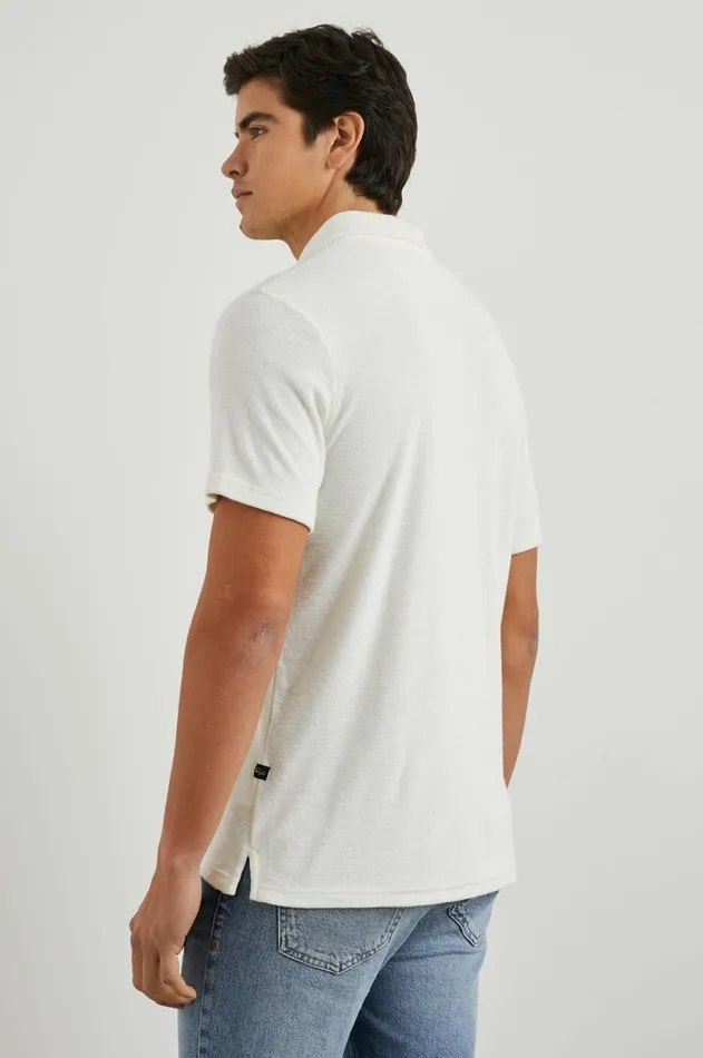 TShirts and Polos Men Rails Rhen Polo Shirt Terry Pearl
