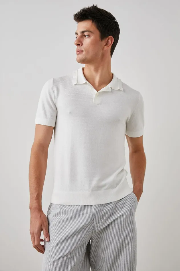 TShirts and Polos Men Rails Shoreditch Polo Shirt White