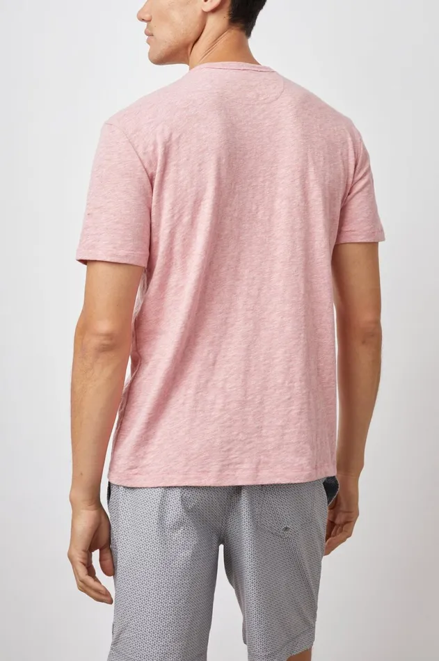 TShirts and Polos Men Rails Skipper TShirt Rose Heather
