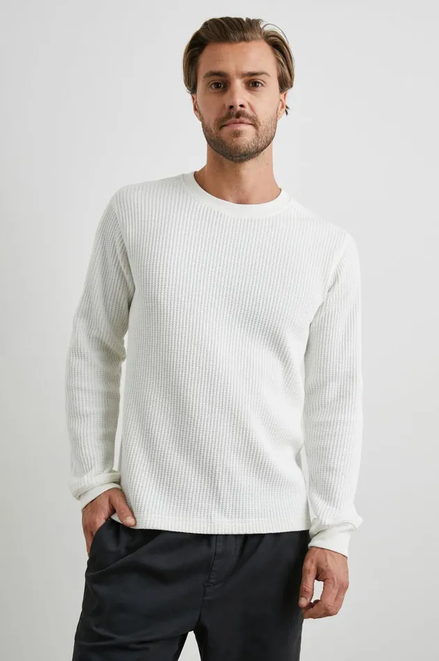 TShirts and Polos Men Rails Wade Thermal White