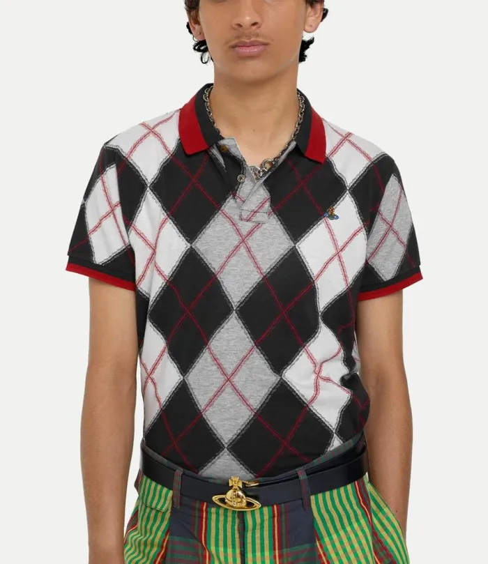 TShirts And Polos Men Vivienne Westwood Classic Polo In Argyle