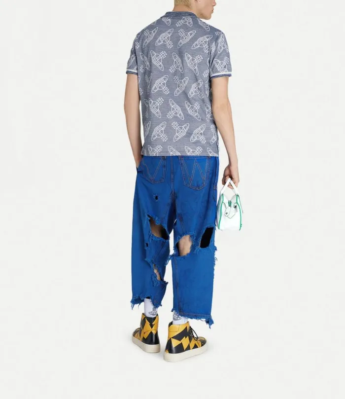 TShirts And Polos Men Vivienne Westwood Classic Polo In BlueWindChime