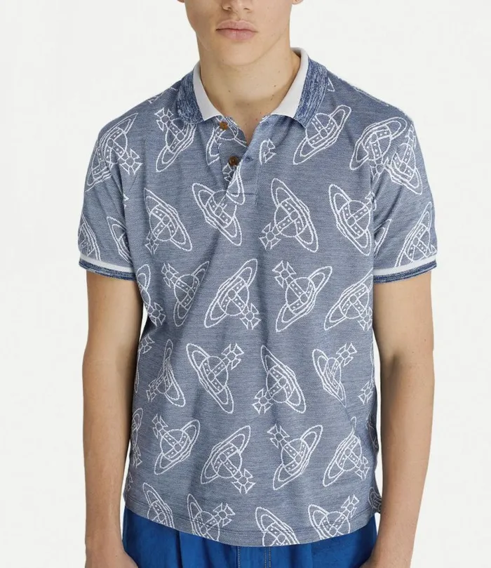 TShirts And Polos Men Vivienne Westwood Classic Polo In BlueWindChime
