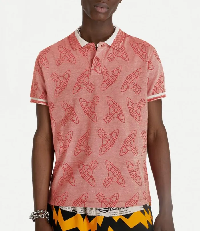 TShirts And Polos Men Vivienne Westwood Classic Polo In MoonlightRed
