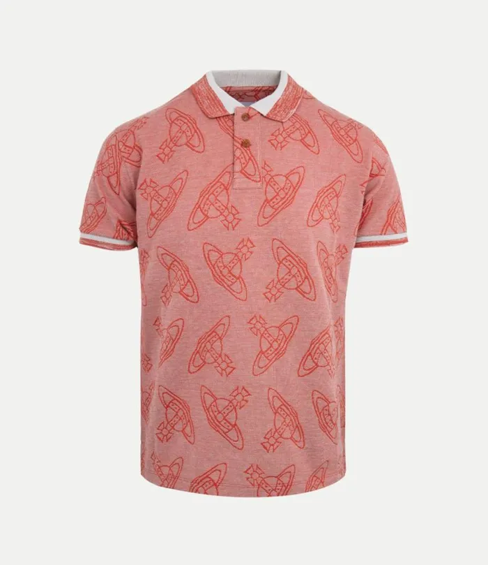 TShirts And Polos Men Vivienne Westwood Classic Polo In MoonlightRed
