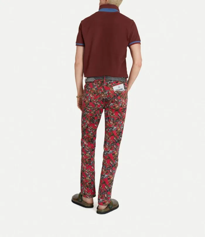 TShirts And Polos Men Vivienne Westwood Classic Polo In SienaRed