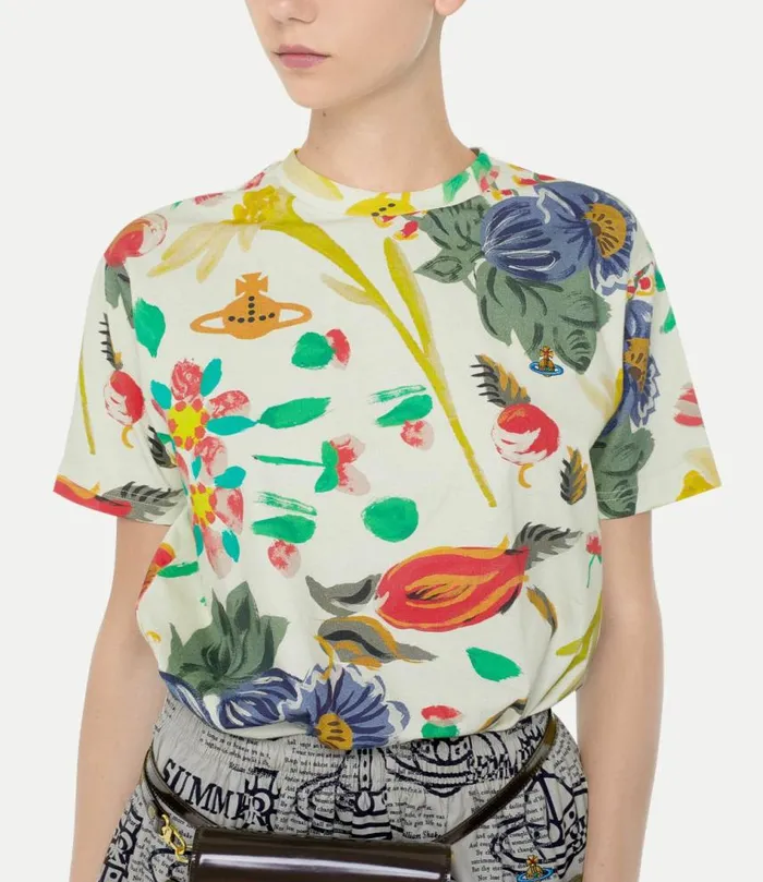 TShirts And Polos Men Vivienne Westwood Classic TShirt In FolkloreFlower