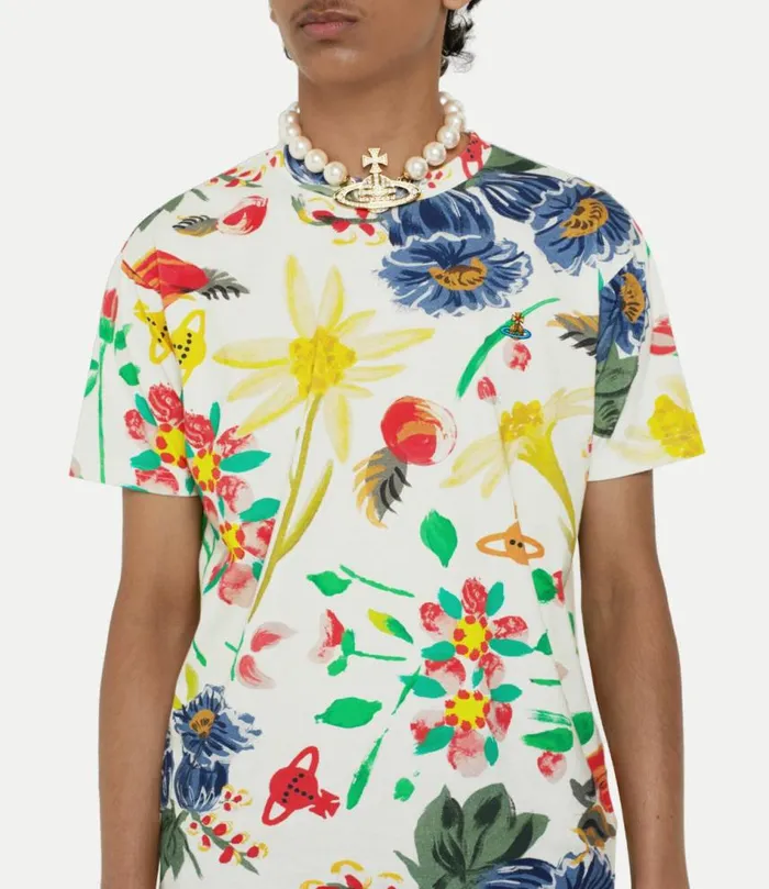 TShirts And Polos Men Vivienne Westwood Classic TShirt In FolkloreFlower