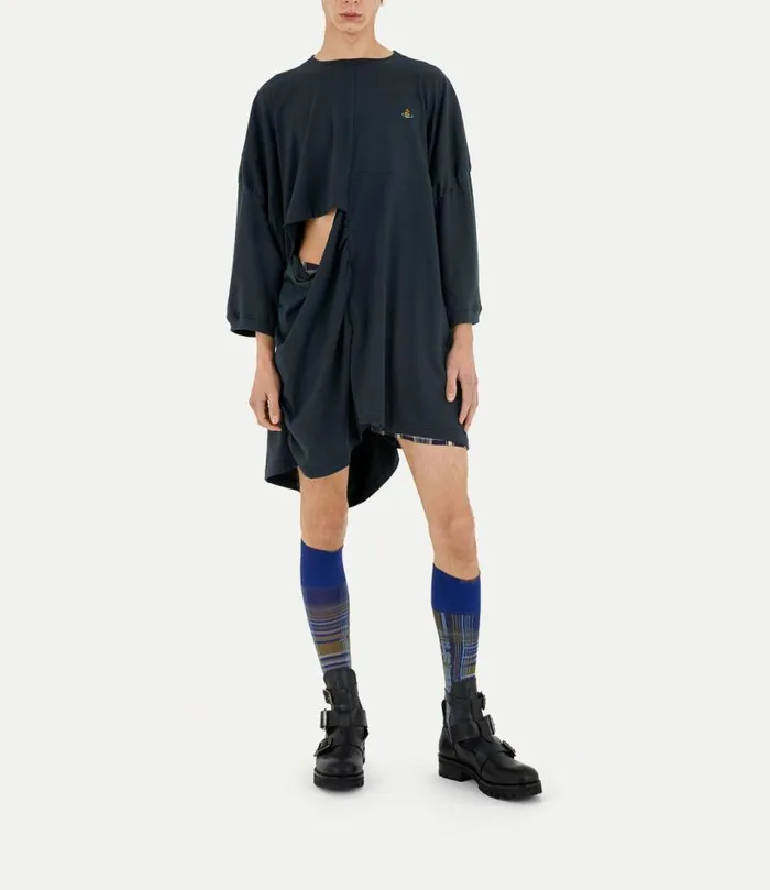 TShirts And Polos Men Vivienne Westwood Dolly Oversize Tshirt Multi Orb In Black
