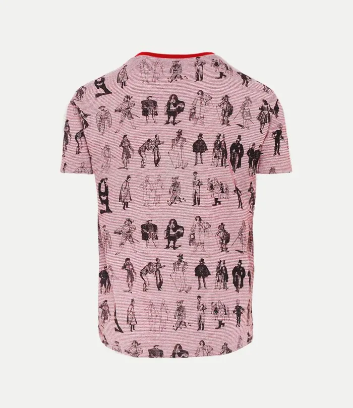 TShirts And Polos Men Vivienne Westwood Evolution Of Man Classic Tee In GreyRed
