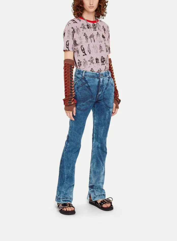 TShirts And Polos Men Vivienne Westwood Evolution Of Man Classic Tee In GreyRed