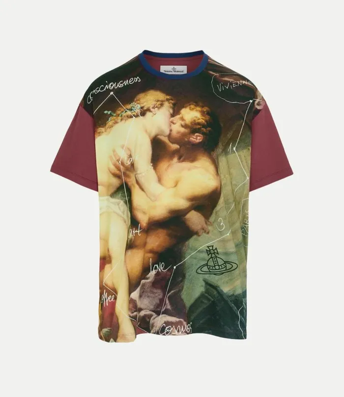 TShirts And Polos Men Vivienne Westwood Kiss Oversized TShirt In Brown