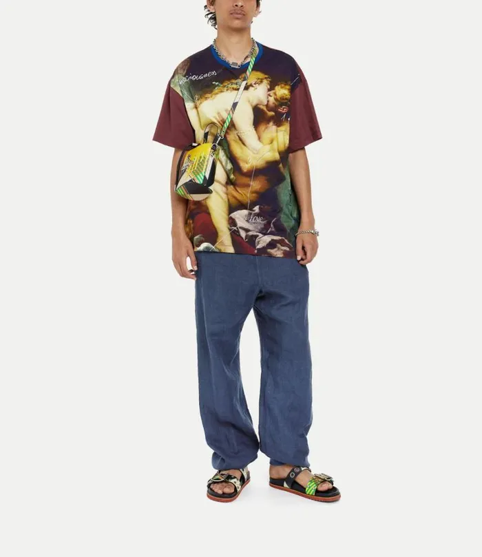 TShirts And Polos Men Vivienne Westwood Kiss Oversized TShirt In Brown