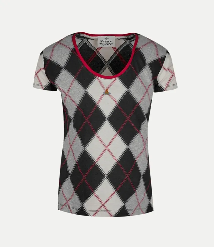 TShirts And Polos Men Vivienne Westwood Lollo TShirt In Argyle