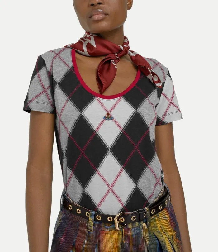 TShirts And Polos Men Vivienne Westwood Lollo TShirt In Argyle