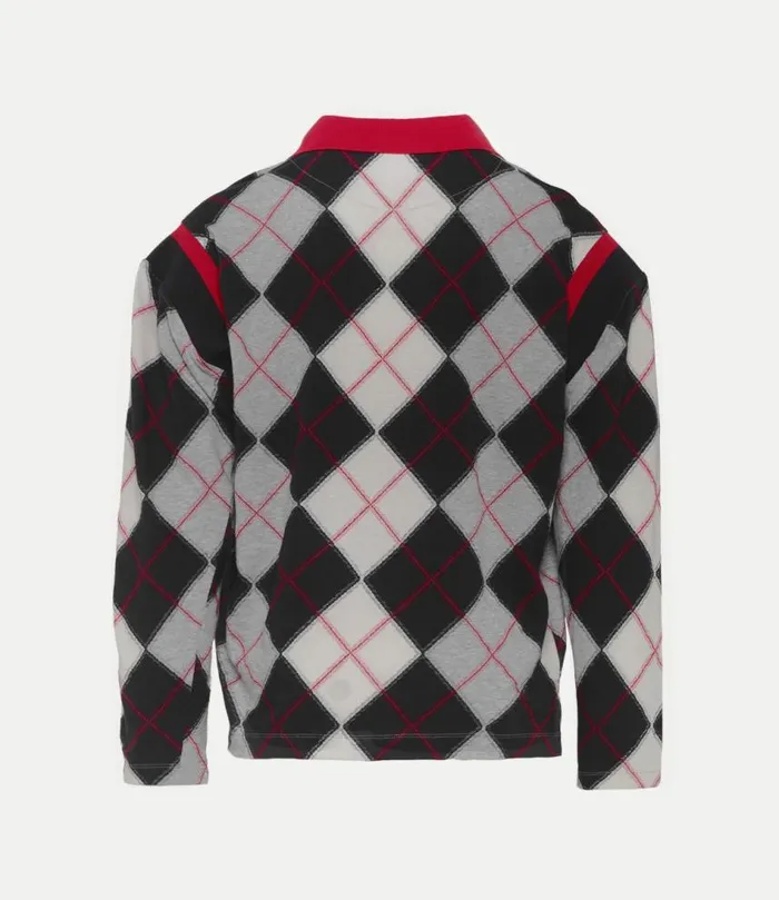 TShirts And Polos Men Vivienne Westwood Long Sleeve Stripe Polo In Argyle