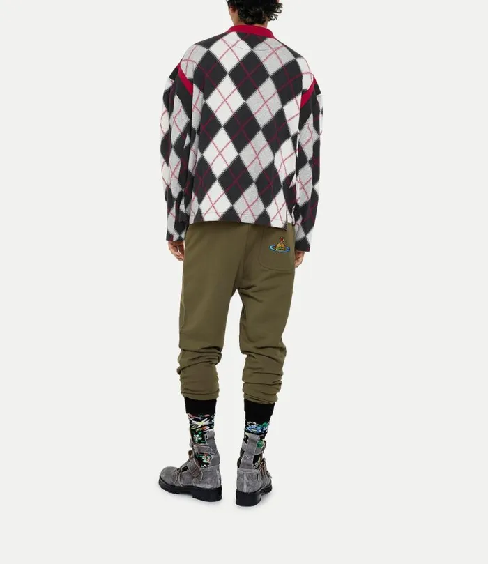 TShirts And Polos Men Vivienne Westwood Long Sleeve Stripe Polo In Argyle