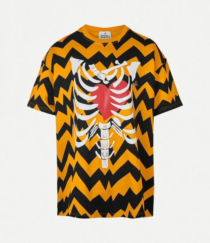 TShirts And Polos Men Vivienne Westwood Oversized TShirt Zig Zag In ZigZag