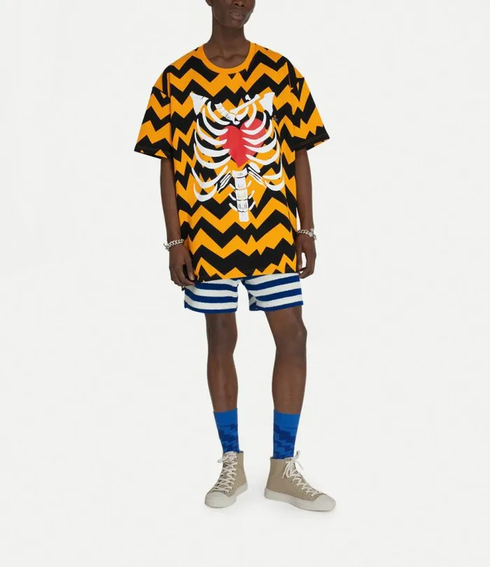 TShirts And Polos Men Vivienne Westwood Oversized TShirt Zig Zag In ZigZag