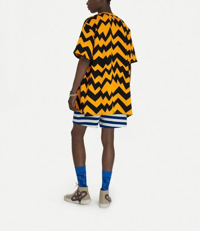 TShirts And Polos Men Vivienne Westwood Oversized TShirt Zig Zag In ZigZag