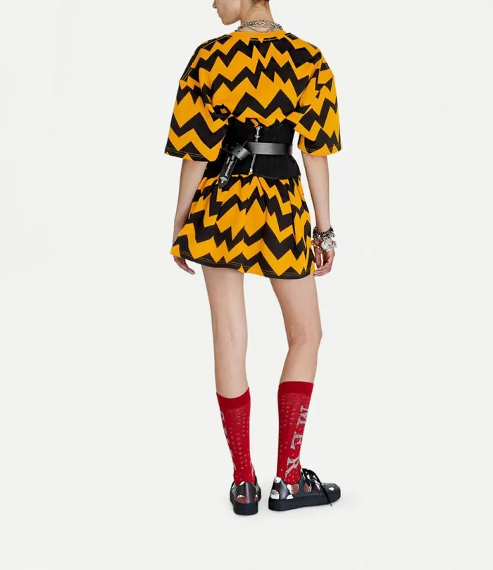 TShirts And Polos Men Vivienne Westwood Oversized TShirt Zig Zag In ZigZag