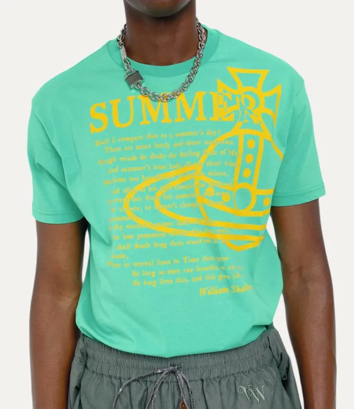 TShirts And Polos Men Vivienne Westwood Summer Classic TShirt In Opal