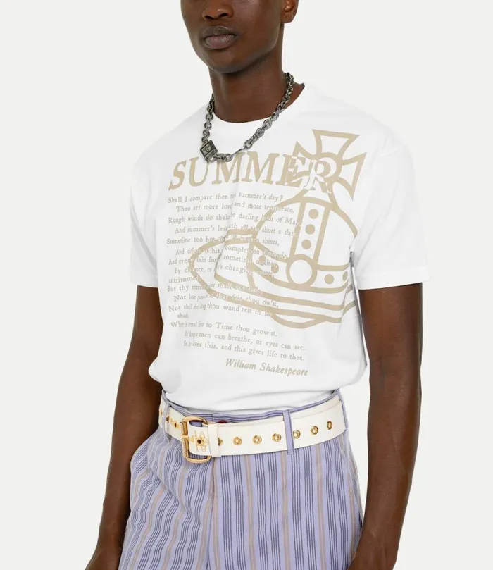 TShirts And Polos Men Vivienne Westwood Summer Classic TShirt In White