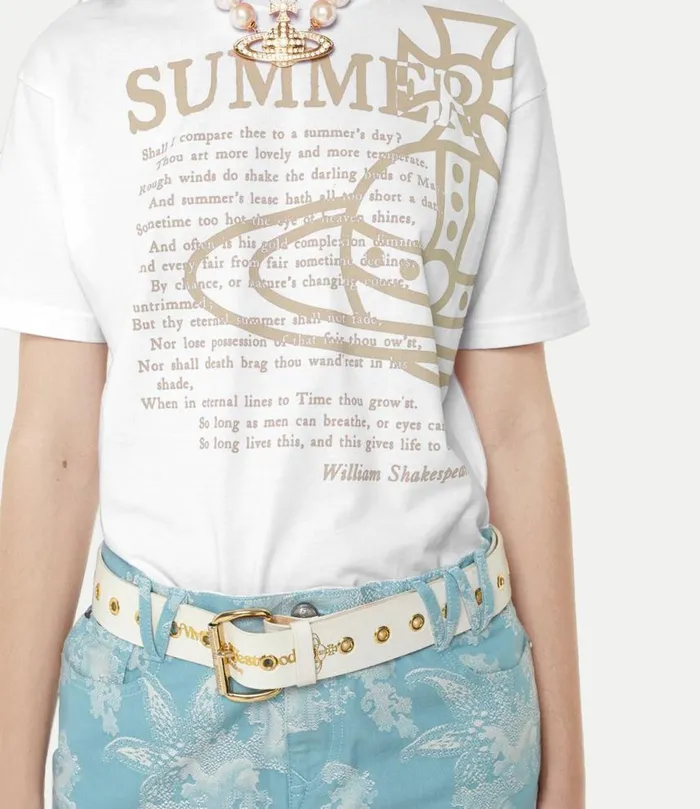 TShirts And Polos Men Vivienne Westwood Summer Classic TShirt In White